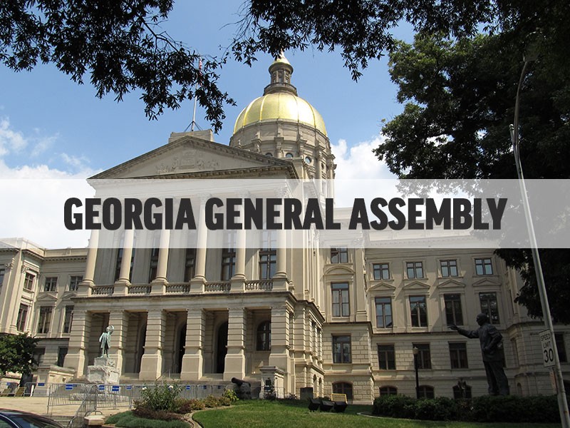 Georgia General Assembly Gold Dome Building Exterior